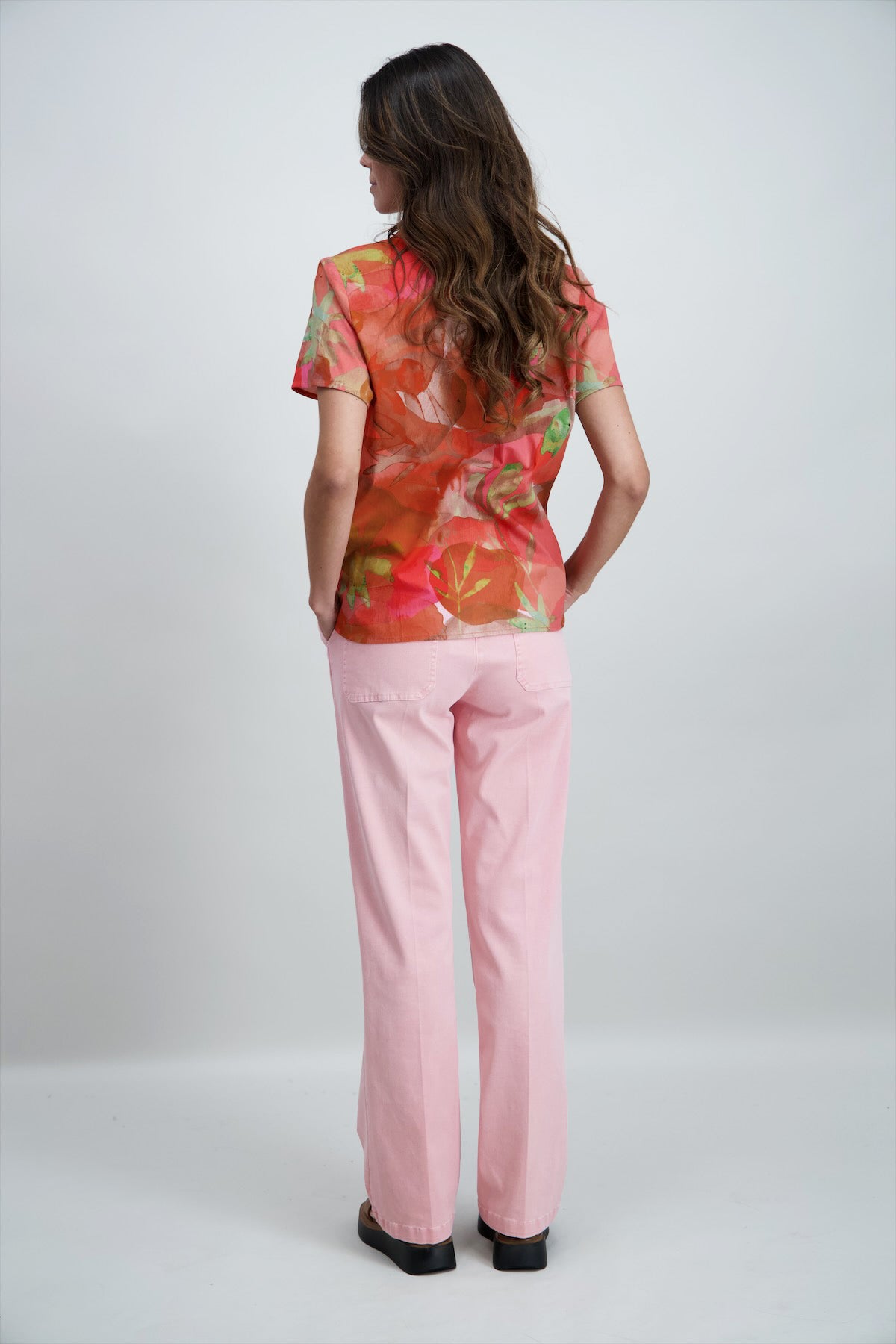 Corail, Fushia Et Vert