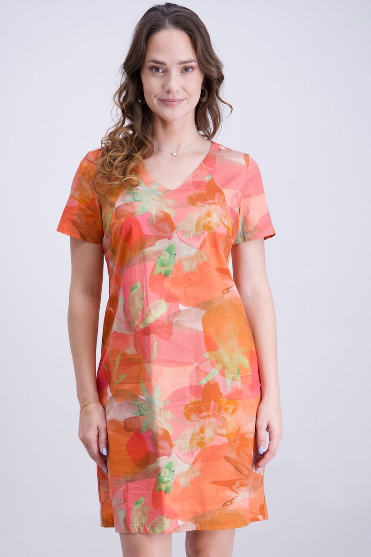 Corail, Fuchia Et Vert